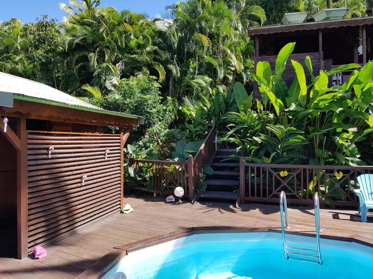 Gites Les Lodges Des Hauts De Deshaies Bungalow Barbade Luaran gambar